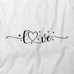 LOVE TShirt Tee Short-Sleeved Cotton CLOTHING S1WSA219