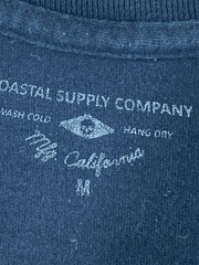 coastal supply company glass til your eyes bleed Black Skeleton T-Shirt Size S