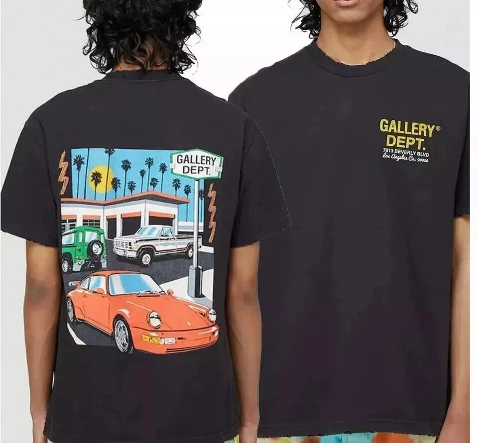 Gallery Dept T-Shirt Gallery Dept Drive 2 Sided Shirt Street Shirt S-5XL