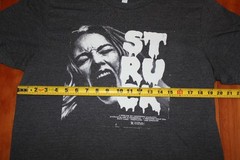STRUCK Movie SHIRT Large Gray Short Sleeve Cotton Poly Blend Salt Lake Portland