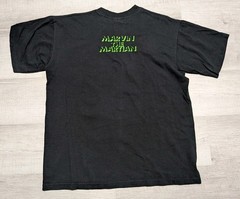 Vintage Looney Tunes Black Marvin the Martian Shirt 1997 Men’s Sz Large Rare