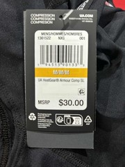 Under Armour Men’s HeatGear Compression Sleeveless Shirt Black Multi Size – NWT