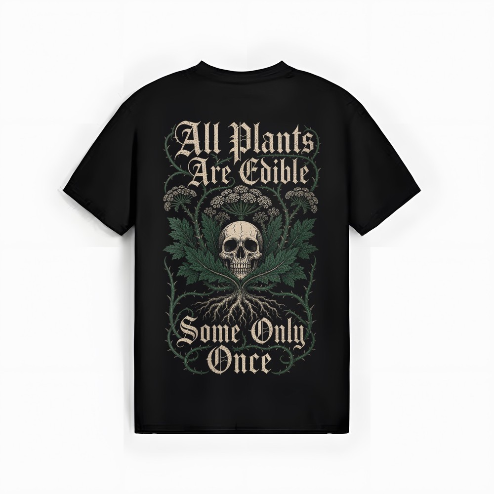 Women’s All Plants are Edible Some Only Once Men Women V-Neck T-Shirt