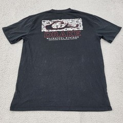 Drake Shirt Mens Medium Black Drake Waterfowl Systems Graphic