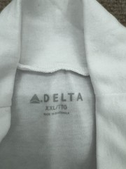 Delta Solid White Turtle Neck Long Sleeve Shirt Mens Size XXL NEW