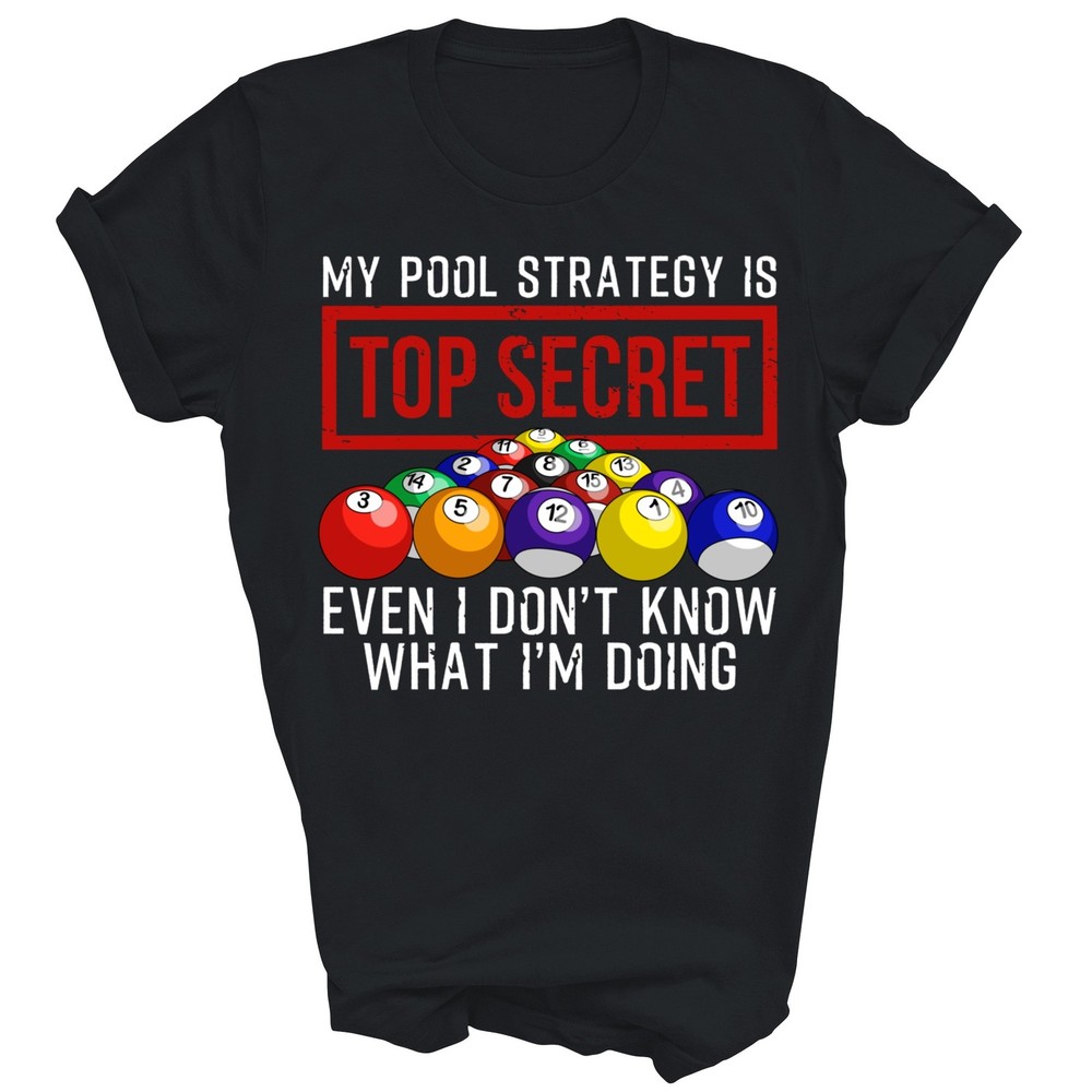 Funny Pool Player Billiards Game Play T-Shirt