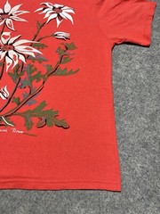 Vintage Medium Everything Australian Flannel Flower Red Shirt Cotton
