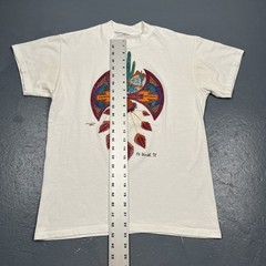 Vintage 90s Fort Worth Texas Single Stitch Tshirt White Medium Desert VTG USA