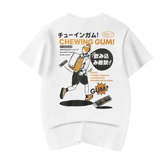 Niepce Men’s Streetwear Graphic T-Shirt Crewneck Art Word Print Summer Tee Top