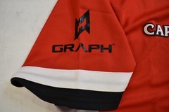 Graph Mens Capcom Street Fighter Gamer Red Sport Jersey NWT S, M, XL