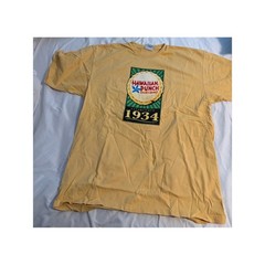 Authentic Pigment Hawaiian Punch Graphic T-Shirt Retro Yellow XL NWOT