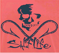 Salt Life Men’s “Skull and Hooks”, Long Sleeve Graphic T-Shirt, Med,Lg, XL, 2XL