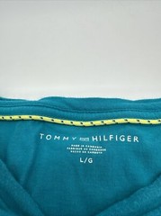 Tommy Hilfiger T-Shirt Men Large Striped Pockets Zipper…#3998