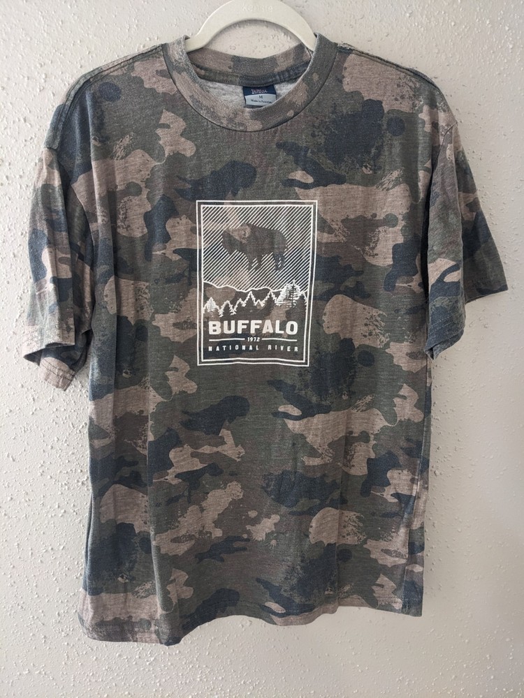 MV Sport Camo Buffalo National River Graphic T-shirt