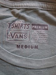 Vans Short Sleeve Shirt Mens Medium Stripe Pocket Classic Casual Embroidered