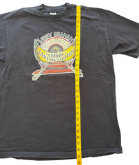 Vintage Larry Graham Graham Central Station T Shirt XL Black Funk Soul Band Tee