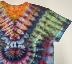 Handmade Ice Tie Dye Adult T-Shirt Unisex Size XL Multicolored Gildan Tee NEW