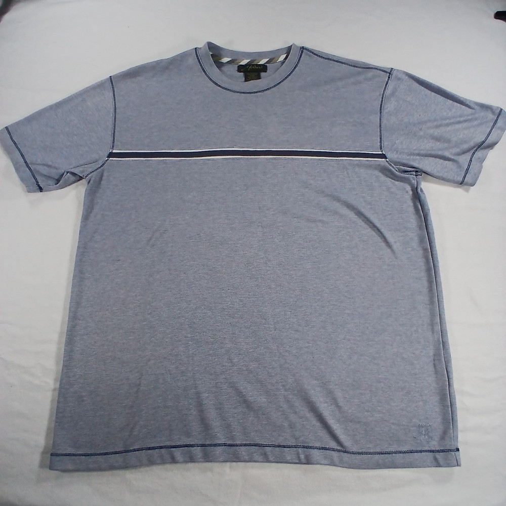 Method Blue T-Shirt Men’s M Crew Neck Short Sleeve Poly Cotton Blend