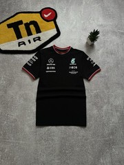MERCEDES-AMG PETRONAS RACING T-SHIRT FORMULA ONE TEAM SHORT SLEEVE BLACK SIZE S