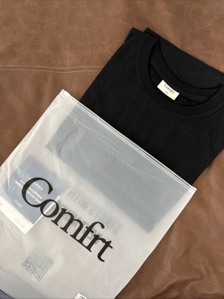 Comfrt Mens Womens Unisex Raven Thick Essential Oversize Tee Top 2XL