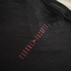 Jordan Jumpman 11 Basketball 23 Mens Small V-Neck T-shirt Nike Black
