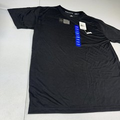 Adidas ClimaLite Mens Black Short Sleeve Athletic T Shirt Size Large New Comfort