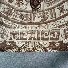 Vtg Narcotics Anonymous Yazbek Shirt Mens XL Tan Sober Mexico Mayan Sun Stone