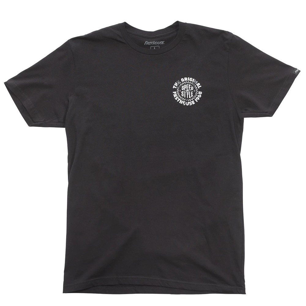 Fasthouse Origin Tee Black Adult Motorcycle Logo T-shirt Large 100000-00-10