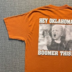 Vintage Texas Longhorns Oklahoma Sucks Funny Shirt Jerzees Boomer This Rivalry L