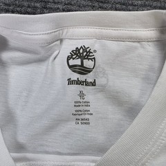 Timberland Great Outdoors T-Shirt Men’s Size XL White Short Sleeve Logo Tent NWT