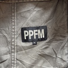 PPFM Fur Lined Military Hooded Parka Waxed Cotton Coat Japanese Brand Size M