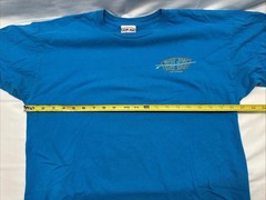 Size LARGE Men’s Ron Jon Surf Shop Las Vegas Teal Blue Graphics Surfboards