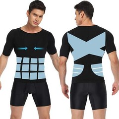 Men Slimming Body Shaper Vest Compression Shirt Gynecomastia Undershirt Tank Top