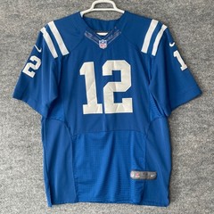 Nike Andrew Luck Indianapolis Colts Jersey NFL On Field Blue Mens 48 Large
