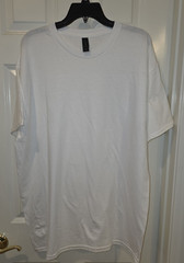 Gildan Heavy Cotton Crew Neck T-Shirt Blank Tee Short Sleeve White Size M
