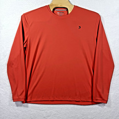 Reel Legends Shirt Mens XL Orange Long Sleeve Fish Freeline Performance Outdoors