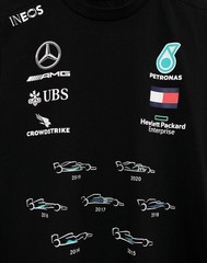 🏎️ Mercedes-Benz AMG Petronas Formula One Team Motorsport Racing T-shirt Black