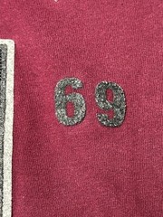 Sean John Collection – Men’s 3/4 Sleeve Shirt Size L – LARGE – Burgundy and Gray