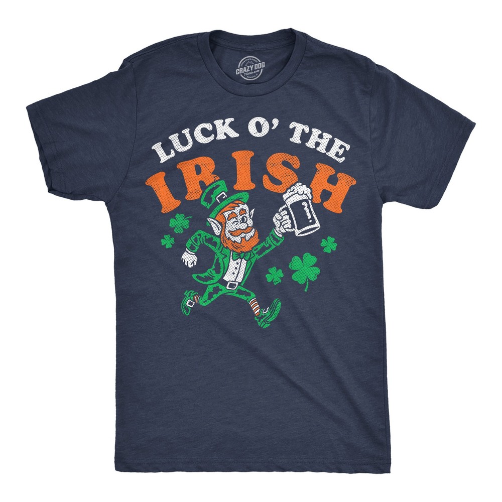 Mens Funny T Shirts Luck O The Irish Sarcastic St Patricks Day Tee For Men
