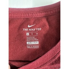 Nike Dri-Fit Graphic T-Shirt XL Maroon Burgundy Mens Short Sleeve Athletic Tee