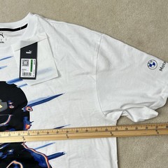 Puma BMW Motorsport Essential Logo T Shirt Men’s Large Vintage Helmet Graphic