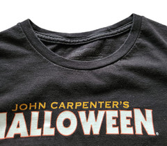 John Carpenter’s Halloween Graphic T Shirt Black Adult L Horror Night Stopped By