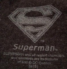 AWESOME SUPERMAN Dc Comics T-Shirt MENS LARGE NEW w/ tag
