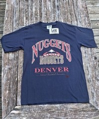 VTG NWT Nutmeg Lee Sports 1996 Denver Nuggets T-Shirt Large Basketball SEE PHOTO