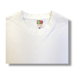 Vintage “Accent On Health” Graphic Fruit of the Loom White T-Shirt Men’s L