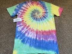 $34 BRAND NEW HURLEY MENS TEE T SHIRT TYE TIE DYE PRIDE MULTI COLOR RARE