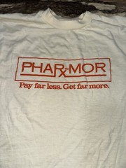 VTG 80S Phar-Mor Power Buyer Single Stitch T-Shirt L 100 % COTTON Xl