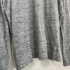 Vince Mens XXL Gray Sweater Tee Long Sleeve Cotton Cashmere Modal Lightweight *