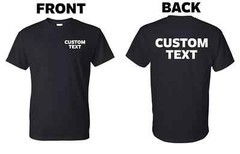 Custom T-Shirt, Personalized, Add Your Own Text