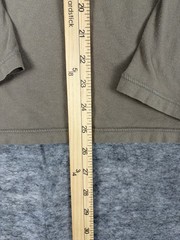James Perse Standard Shirt Mens 4 Taupe Crew Neck Cotton Long Sleeve Made in USA